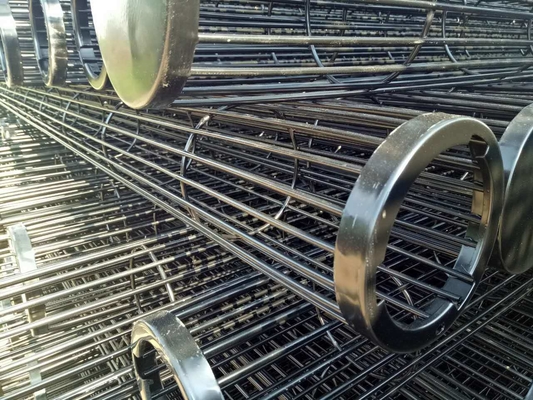 Un buon prezzo. Sacchetti di filtro a maglia di nylon piatta / ovale Cage per raccogliere la polvere in acciaio carbonio in linea