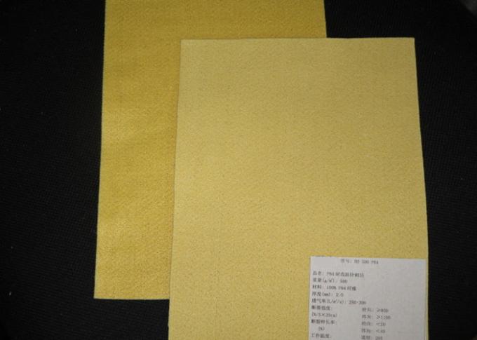 Materiale non tessuto di filtro dell'aria del Polyimide del tessuto 500GSM del filtro dalla polvere
