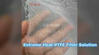 Soluzione resistente agli acidi in tessuto filtrante PTFE ad alta temperatura
